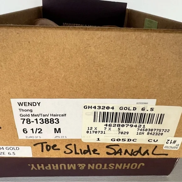 Johnston & Murphy Women's Tan Sandals 6 1/2 woman’s - Picture 8 of 9